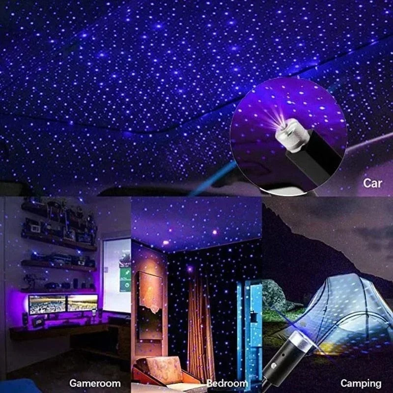 Car Roof Ambient Mini Lights- USB LED